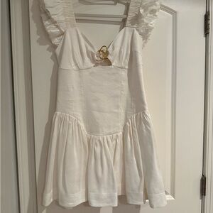 Aje Simone Frill Mini Dress